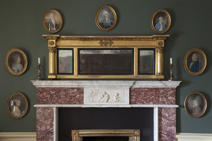 Collon House, Collon 06 - Library Chimneypiece